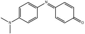 N-[4-(ジメチルアミノ)フェニル]-1,4-ベンゾキノンイミン 化学構造式