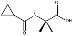 Alanine,  N-(cyclopropylcarbonyl)-2-methyl-, 215036-16-1, 结构式