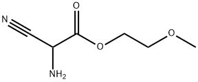 Acetic acid, aminocyano-, 2-methoxyethyl ester (9CI) Structure