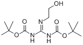 1,3-DI-BOC-2-(2-HYDROXYETHYL)GUANIDINE 结构式