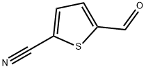 5-醛基-2-噻吩甲腈, 21512-16-3, 结构式