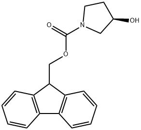 (R)-1-FMOC-3-Pyrrolidinol Struktur