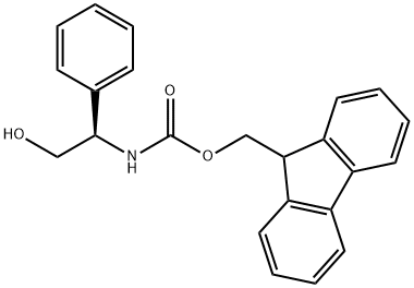 FMOC-D-PHENYLGLYCINOL 化学構造式