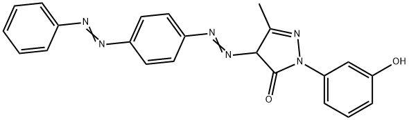 21519-06-2 2,4-dihydro-2-(3-hydroxyphenyl)-5-methyl-4-[[4-(phenylazo)phenyl]azo]-3H-pyrazol-3-one