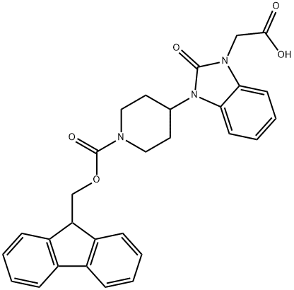 FMOC-4-(3-CARBOXYMETHYL-2-KETO-1-BENZIMIDAZOLYL)-PIPERIDINE