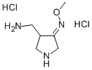 4-(氨基甲基)-3-吡咯烷酮 O-甲基肟盐酸盐,215229-16-6,结构式