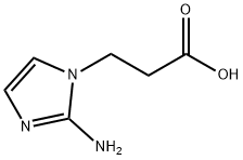 2-AMINO-1H-IMIDAZOLE-1-PROPANOIC ACID Struktur