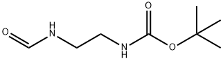 叔-丁基 N-(2-甲酰氨基乙基)氨基甲酯 结构式