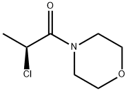 Morpholine, 4-[(2S)-2-chloro-1-oxopropyl]- (9CI) 化学構造式