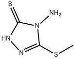 4-AMINO-5-(METHYLTHIO)-4H-1,2,4-TRIAZOLE-3-THIOL Structure