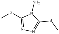 3,5-Bis(methylthio)-4H-1,2,4-triazol-4-amine Structure