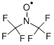 BIS(TRIFLUOROMETHYL)NITROXIDE Structure