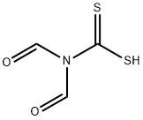 Carbamodithioic acid, diformyl- (9CI) Structure