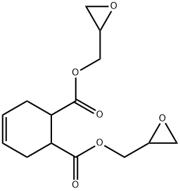bis(2,3-epoxypropyl) cyclohex-4-ene-1,2-dicarboxylate  Structure