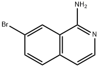 7-BROMO-ISOQUINOLIN-1-YLAMINE Structure