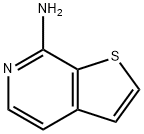 チエノ[2,3-C]ピリジン-7-アミン 化学構造式