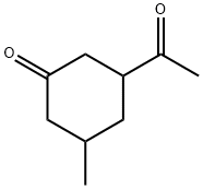 Cyclohexanone, 3-acetyl-5-methyl- (9CI) Struktur