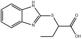 2-(1 H-BENZOIMIDAZOL-2-YLSULFANYL)-BUTYRIC ACID|2-((1H-苯并[D]咪唑-2-基)硫代)丁酸