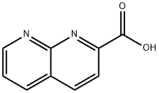 1,8-ナフチリジン-2-カルボン酸 化学構造式
