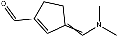 1-Cyclopentene-1-carboxaldehyde, 3-[(dimethylamino)methylene]- (9CI) Structure