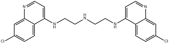 N-(7-Chloro-4-quinolinyl)-N'-[2-[(7-chloro-4-quinolinyl)aMino]ethyl]-1,2-ethanediaMine Struktur