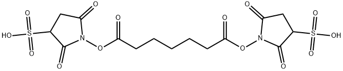 双琥珀酰亚胺辛二酸酯钠盐, 215597-92-5, 结构式