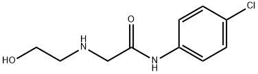 2-(2-羟基乙基氨基)-N-(4-氯苯基)乙酰胺, 215649-69-7, 结构式