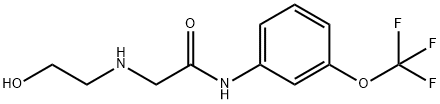 2-(2-HYDROXYETHYLAMINO)-N-(3-(TRIFLUOROMETHOXY)PHENYL)아세타미드