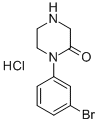 1-(3-溴苯基)-哌嗪-2-酮盐酸盐,215649-81-3,结构式