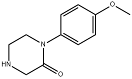 1-(4-METHOXY-PHENYL)-PIPERAZIN-2-ONE Struktur