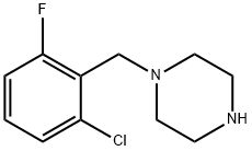 1-(2-氯-6-氟苄基)哌嗪,215655-20-2,结构式