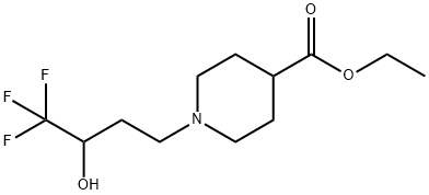에틸1-(4,4,4-TRIFLUORO-3-HYDROXYBUTYL)PIPERIDINE-4-CARBOXYLATE