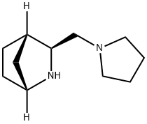 2-Azabicyclo[2.2.1]heptane,3-(1-pyrrolidinylmethyl)-,(1R,3S,4S)-(9CI),215674-22-9,结构式