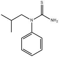 Thiourea,  N-(2-methylpropyl)-N-phenyl- Structure