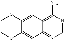 4-Amino-6,7-dimethoxyquinazoline 化学構造式