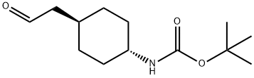 反式-4-(BOC-氨基)环己烷乙醛,215790-29-7,结构式
