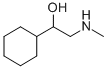 1-环己基-2-(甲基氨基)乙醇,21581-48-6,结构式