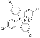 四(4-氯苯基)硼酸铵,215857-51-5,结构式