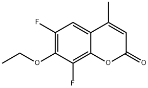 6,8-DIFLUORO-7-ETHOXY-4-METHYLCOUMARIN,215868-24-9,结构式