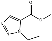 1-乙基-1H-1,2,3-三唑-5-甲酸甲酯 结构式