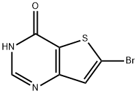 6-溴噻吩并[3,2-D]嘧啶-4(3H)-酮 结构式