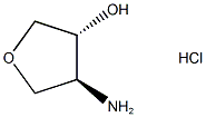 TRANS-4-AMINOTETRAHYDROFURAN-3-OL HYDROCHLORIDE 结构式