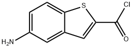Benzo[b]thiophene-2-carbonyl chloride, 5-amino- (9CI) 结构式