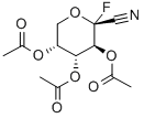 2,3,4-TRI-O-ACETYL-1-DEOXY-1-FLUORO-BETA-D-ARABINOPYRANOSYL CYANIDE,215942-92-0,结构式