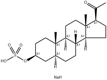 (3β)-Allopregnanolone Sulfate SodiuM Salt 结构式