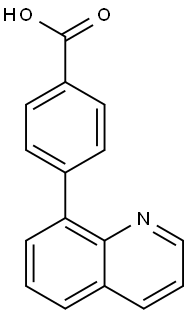 4-(喹啉-8-基)苯甲酸, 216059-95-9, 结构式