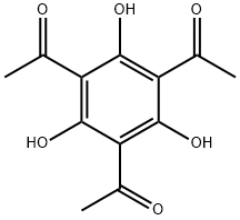 2,4,6-トリアセチルフロログルシノール 化学構造式
