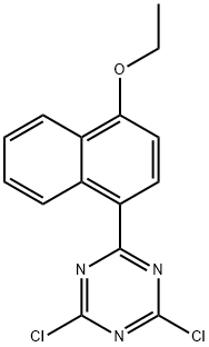 2,4-dichloro-6-(4-ethoxy-1-naphthyl)-s-triazine,21614-17-5,结构式