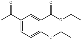 5-乙酰基-2-乙氧基苯甲酸乙酯,216143-90-7,结构式
