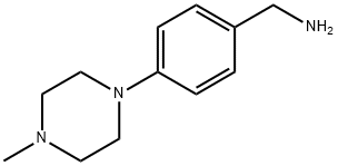 4-(4-甲基-1-哌嗪)苄胺 结构式